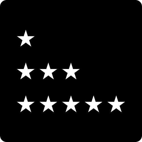 1 star 3 stars 5 stars